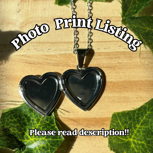 Heart Locket Photo Print