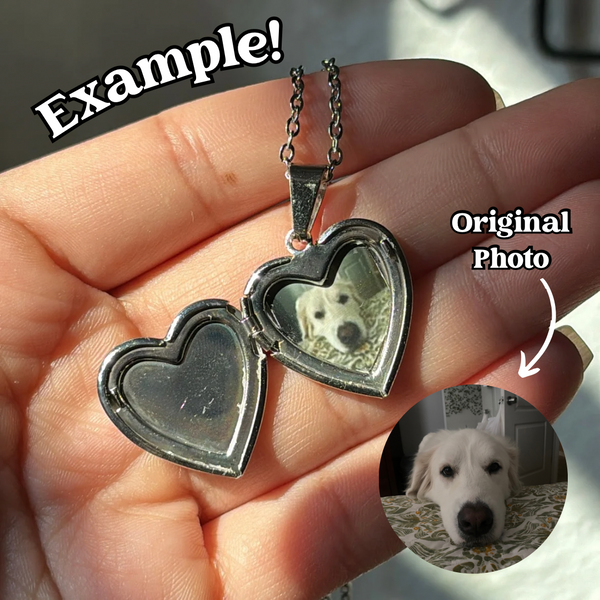 Heart Locket Photo Print